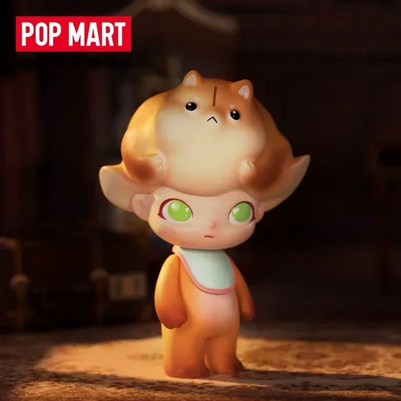 Caja ciega de la serie de animales perdidos Pop Mart Dimoo, bolsa de adivinación, caja misteriosa, juguetes, figura de Anime, muñeca, adornos de escritorio bonitos, colección de regalos
