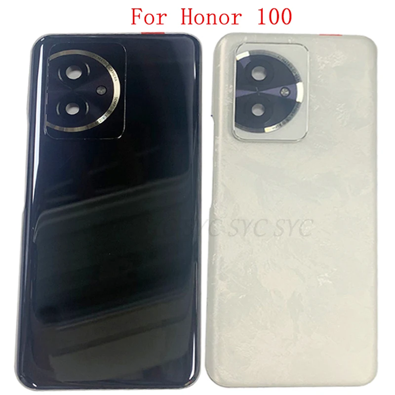 

Back Cover Rear Door Case Housing For Honor 100 Battery Cover with Camera Lens Logo Repair Parts