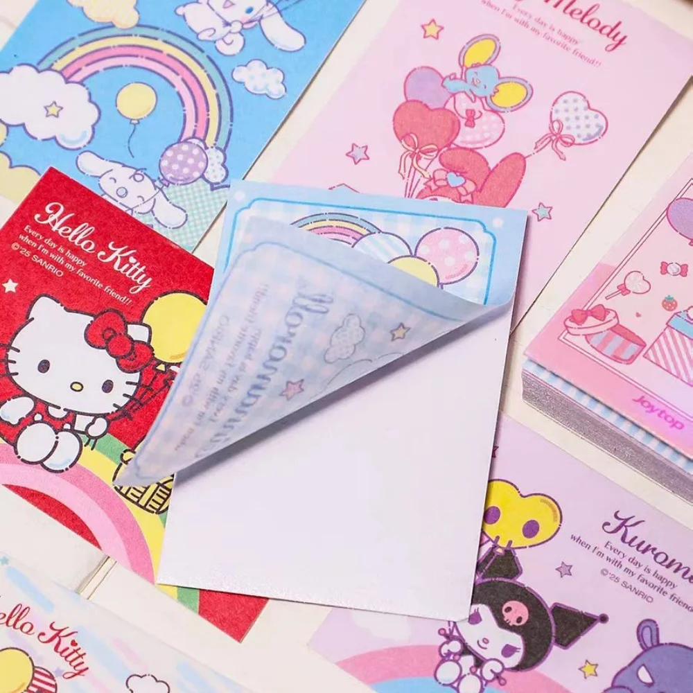 حقيقي مرحبا كيتي كورومي الكرتون ملصق صغير كتاب Kawaii سانريو سينامورول ميلودي طالب مخطط ملصقات ديكور لتزيين الغرف لعب الاطفال #5
