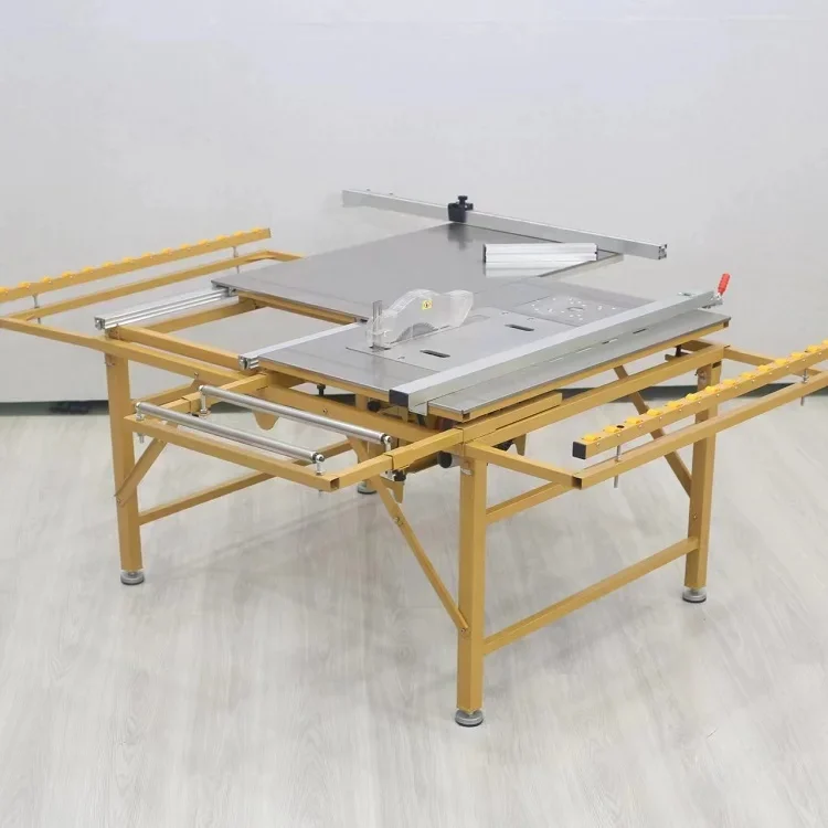 NEWEEK manual lifting degree bevel cut precision wood cutting sliding table panel saw