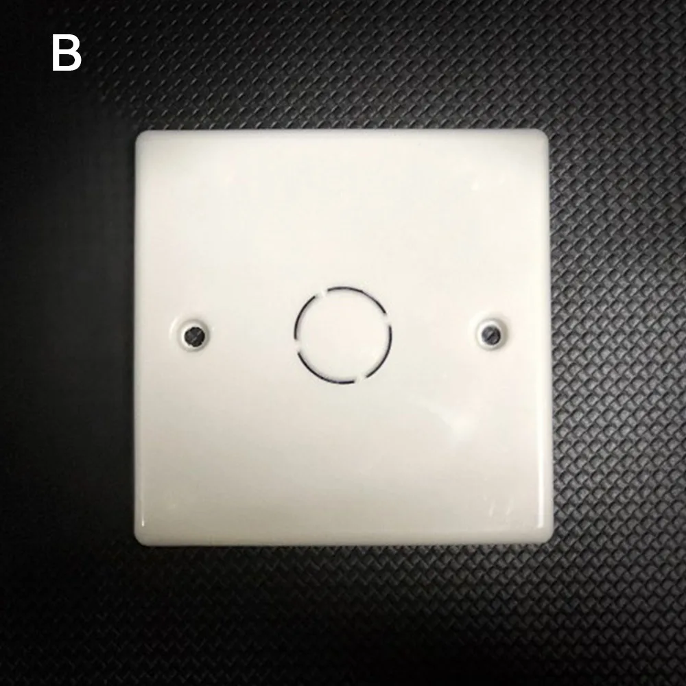 

10pcs/set Plastic Concealed Box Cover 86 Type Easy Installation Wall Cover Dustproof Blank Cover Panel Electrical Application