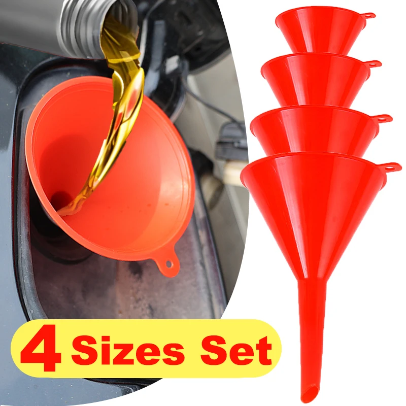 

Car Plastic Funnel Refueling Funnel Kitchen Tools Set Oil Filling Equipment Cars Motorcycle Refuel Filling Funnel Small