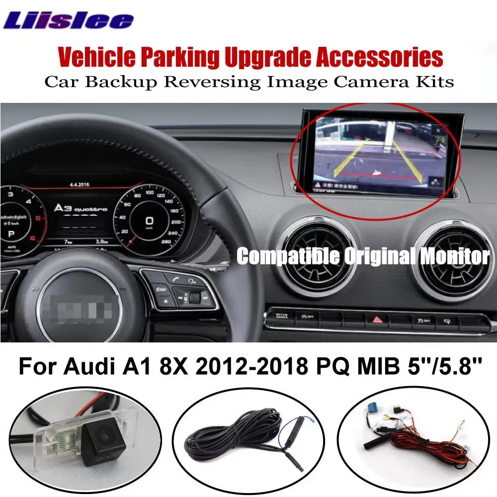 Original Factory Screen Car Rear Camera For Audi A1 8X 2012-2018 PQ MIB 5