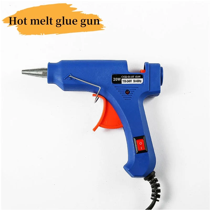 Vliegtuig Model Smeltlijmpistool 20W Met Schakelaar Smeltpistool 7Mm Handgemaakte Speciale Diy Huishoudelijke Hoge Temperatuur Lijmpistool