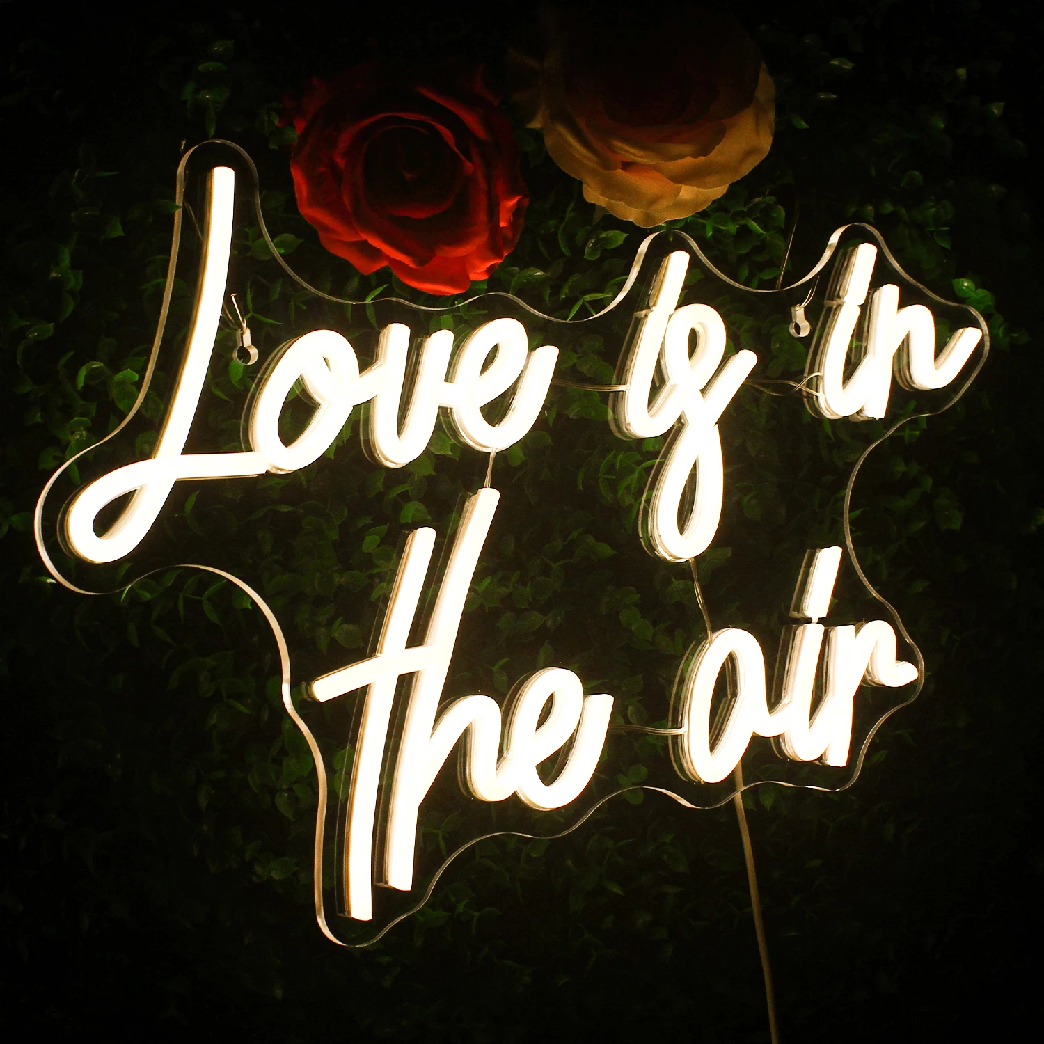 Love is in the air Warm White Neon  Led Neon Light Wedding Party Hotel Home Wall Decor Marriage Girls Neon Light Board 5V USB