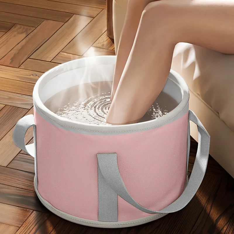 1Pcs Foldable Foot Soaking Bag | Portable Spa Basin for Deep Calf Immersion, Home Use with Insulation