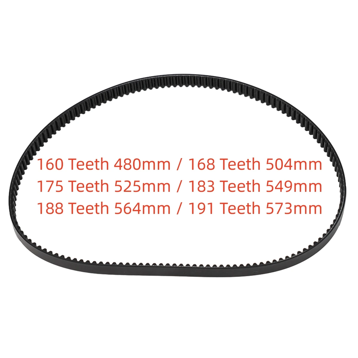 160/168/175/183/188/191 Teeth Breadmaker Conveyor Belts Bread Machine Belts Bread Maker Parts Kitchen Appliance Accessories