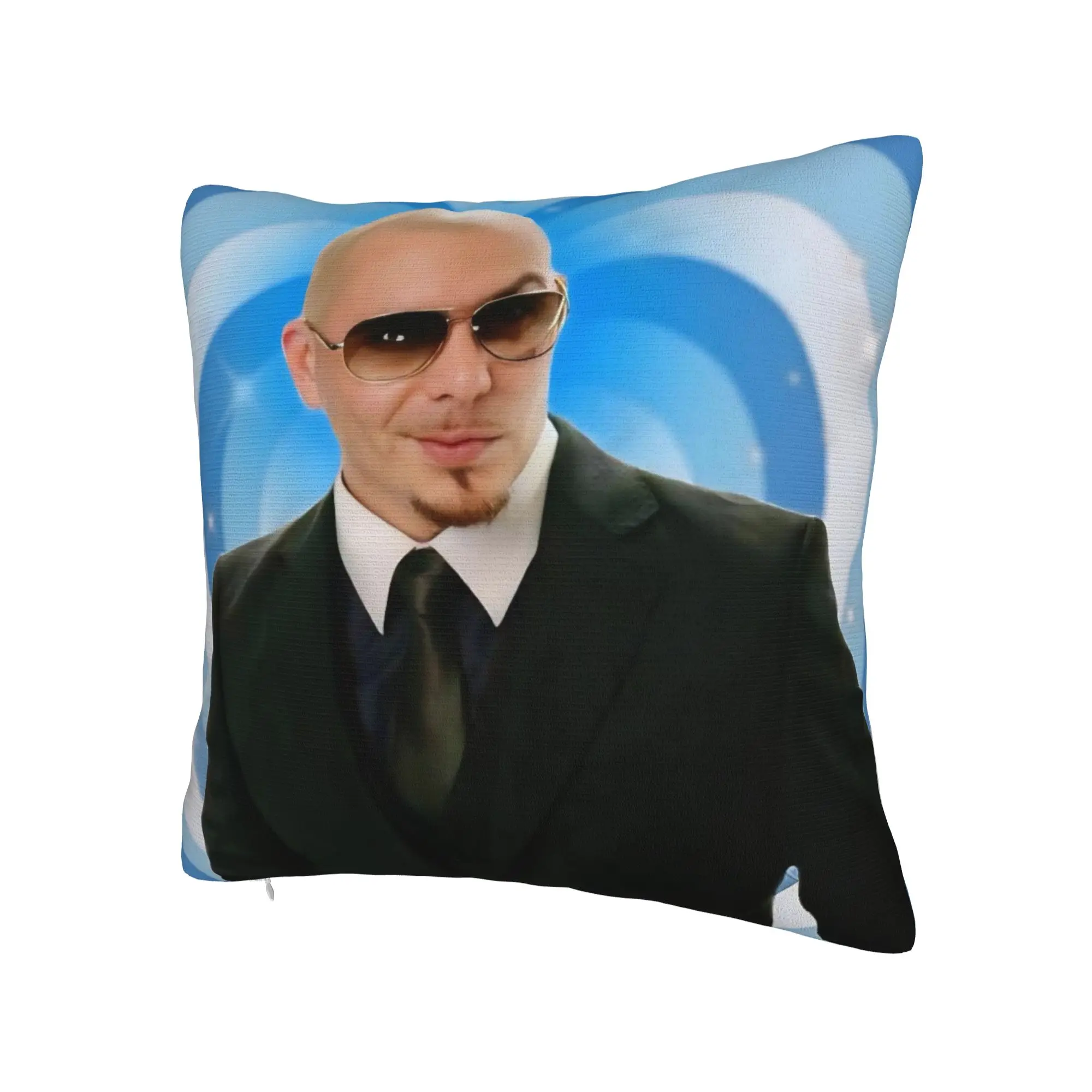 Singer Pitbull Tour 2026 Pillowcase Accessories Printed Cushion Cover Decor  Throw Pillow Case Cover Seater Multi-Size