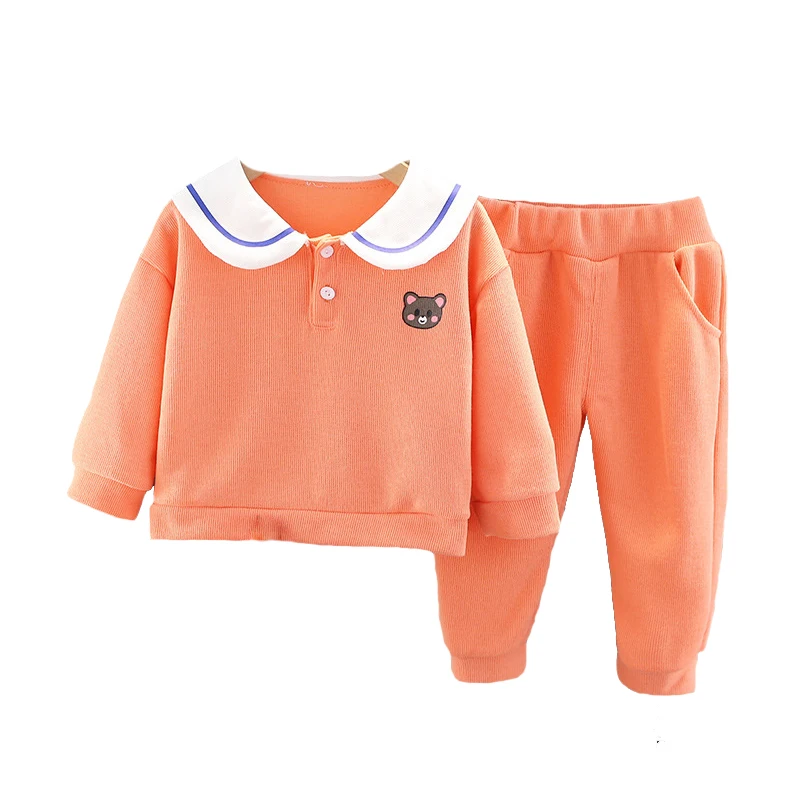 Clothing Set Spring Autumn Korean Edition 0-5 Year Old Boy and Girl Casual Versatile Sports Coat+Pants Fashion New Kids garments