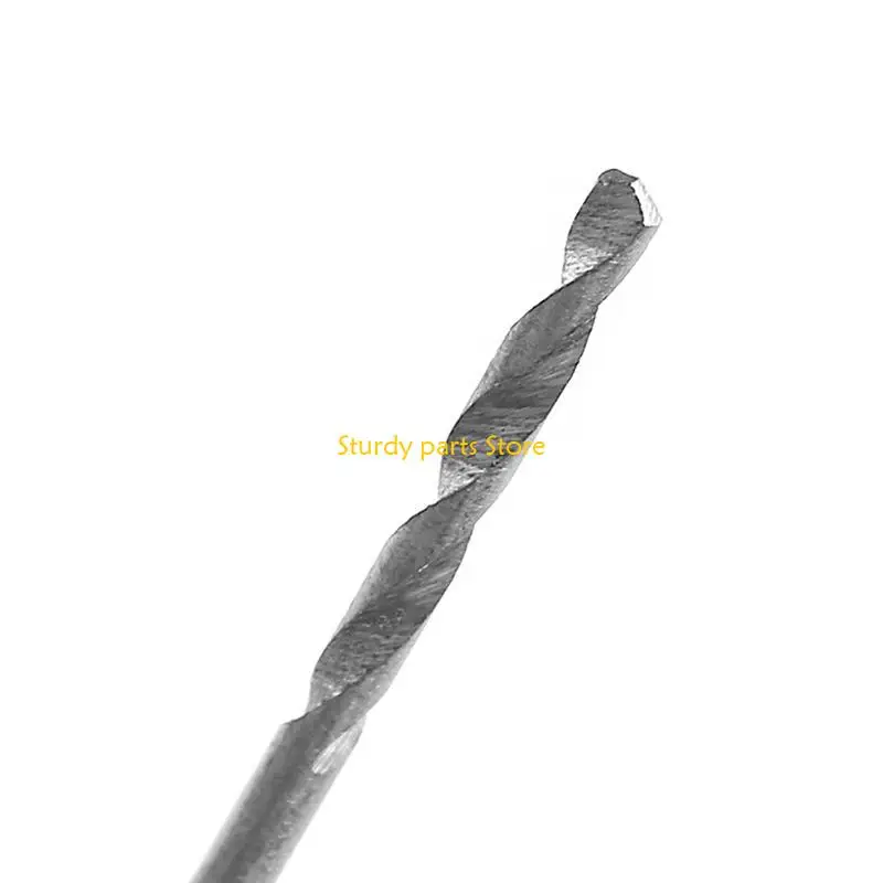 97QC 16PCS HSS Белая стальная спиральная битовая бита 0,8-1,5 мм для электрических упражнений для шлифования