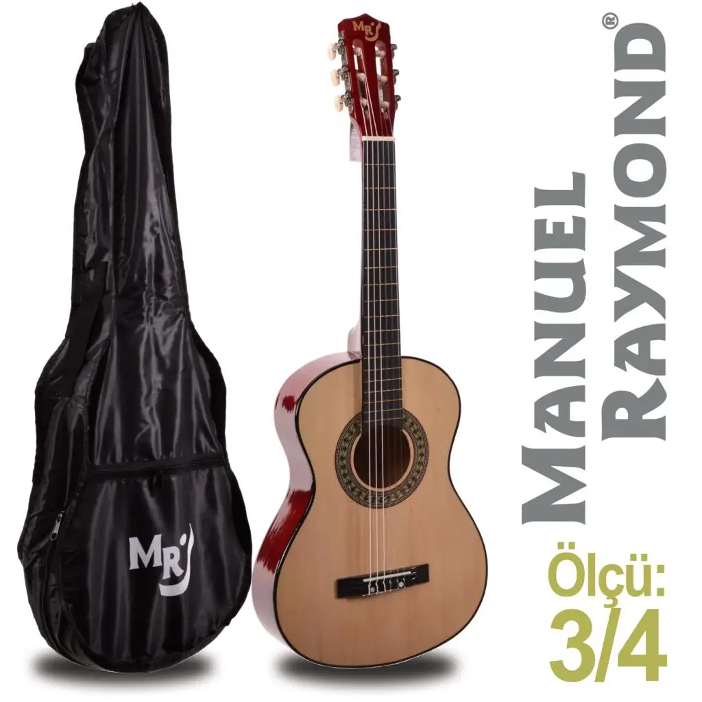 Classic guitar Junior manual Raymond MRC87N (case HEDİYE)