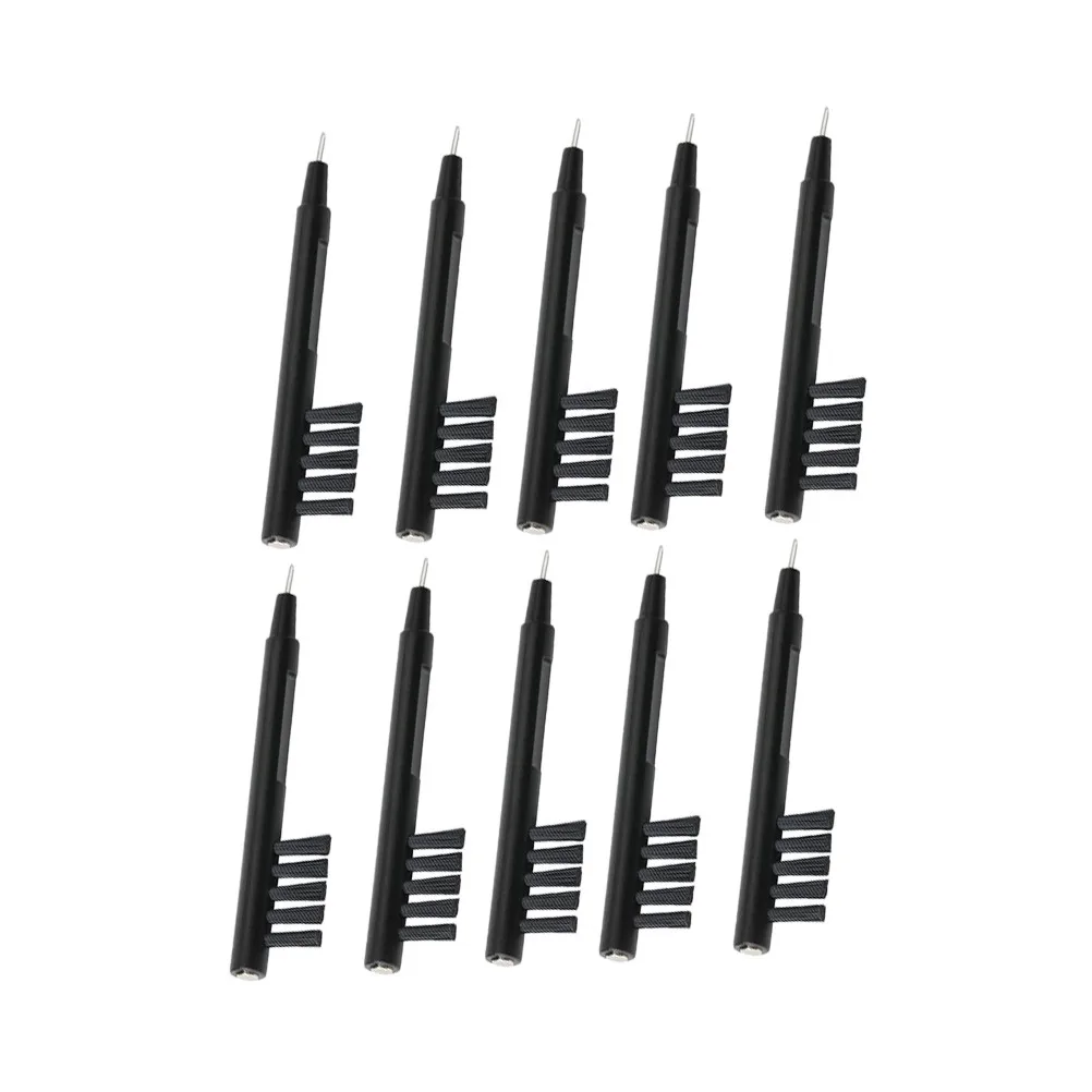 

10Pcs Hearing Aid Cleaning Brush Set Premium Material U Shaped Wax Magnet for in Ear Hearing Amplifier Cleaner Accessories