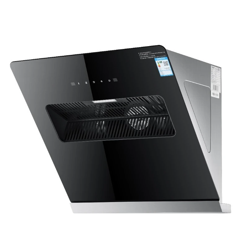 

Kitchen 600mm Wall Mounted Range Hood Motion Touch Control Kitchen Extractor Hood with Grease Filter