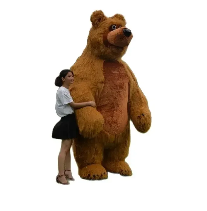 300cm Cosplay Giant Polar Bear Brown bear Inflatable Costume Mascot Costume Party Cosplay Plush Doll Inflated Mascot Costume