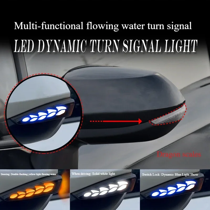 For Toyota Yaris Asia Lion Corolla Lei Lingshang dynamic blue water turn signal to shine on the floor light