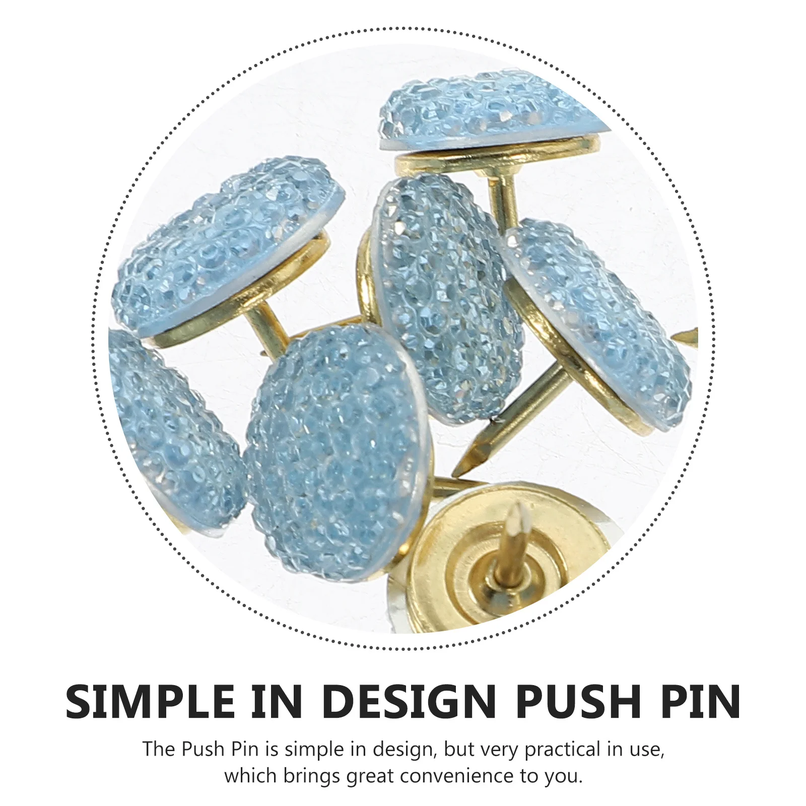 

15Pcs Colorful Pushpins Exquisite Candy-Like Thumb Tacks Multi-Function Small Push Pins for Bulletin Board Map Markers Home