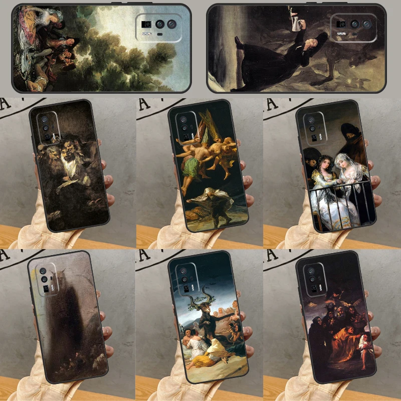 Francisco Goya Paintings Case For Xiaomi 13 Ultra 12 Lite 11T 12T Pro 12X POCO X3 X5 F5 Pro F3 F4 X4 GT M5s Coque