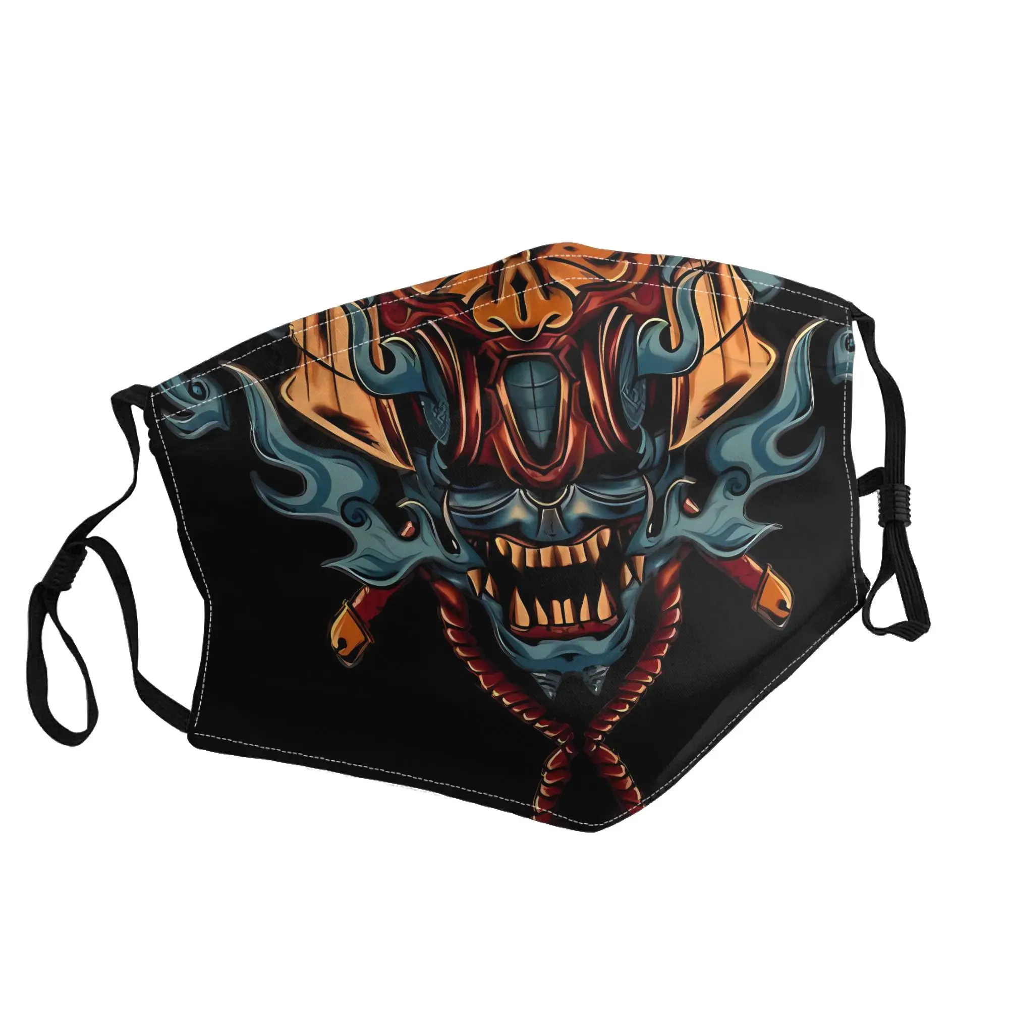 

Японская маска Они унисекс для активного отдыха с модным принтом