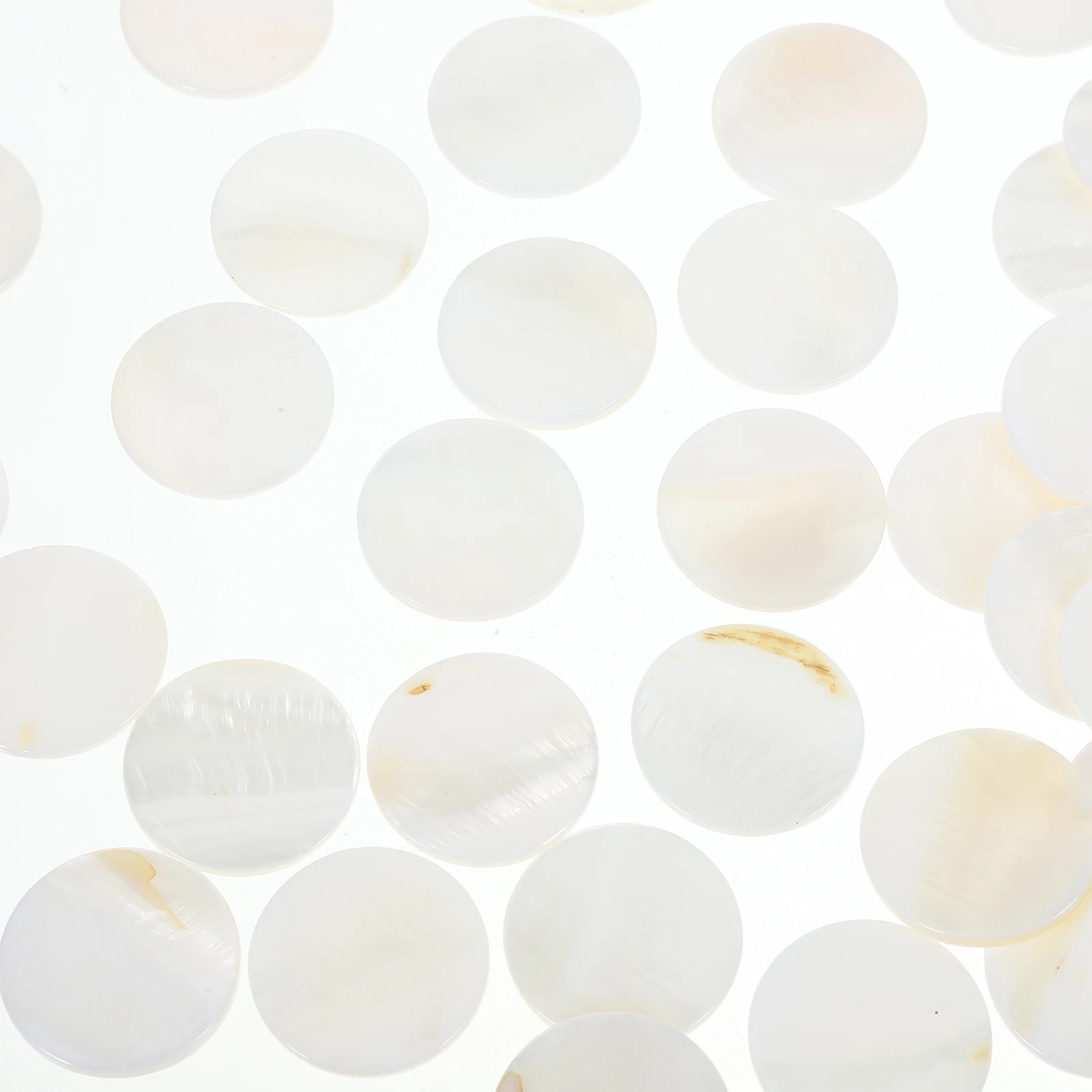 

50pcs Natural Seashell Slices Polished Round Charms for DIY Jewelry Earrings Hanging Accessories Pendant Making