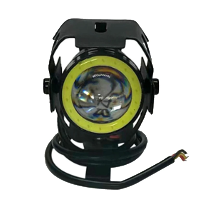 U7 Electric Scooter LED Spotlight Highlight Flashing Angel Eyes Motorcycle LED Light For Electric Scooter Remodel Easy To Use D
