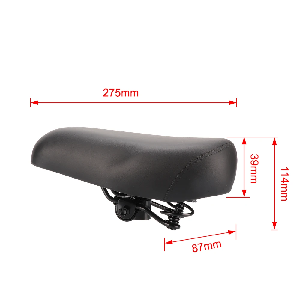 Comfortable Bike Saddle Big Bum Wide Soft Seat Pad Seat Cushion For Road Bike Electric Scooter Vehicle Bicycle Saddle Moto Parts