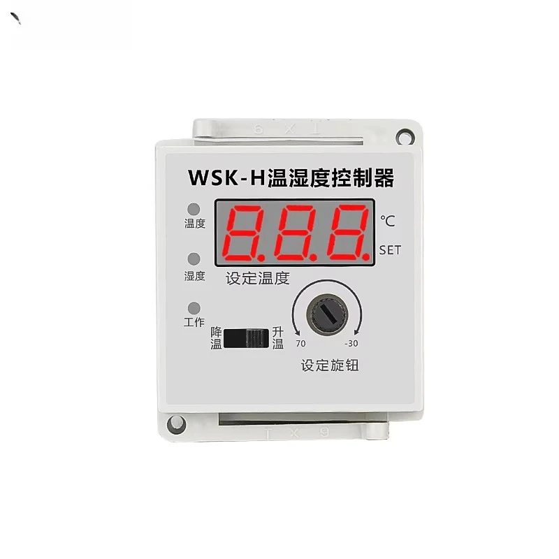 WSK-H Digital Display Dial Intelligent Temperature and Humidity Controller High Power Solid State Output Temperature Controller