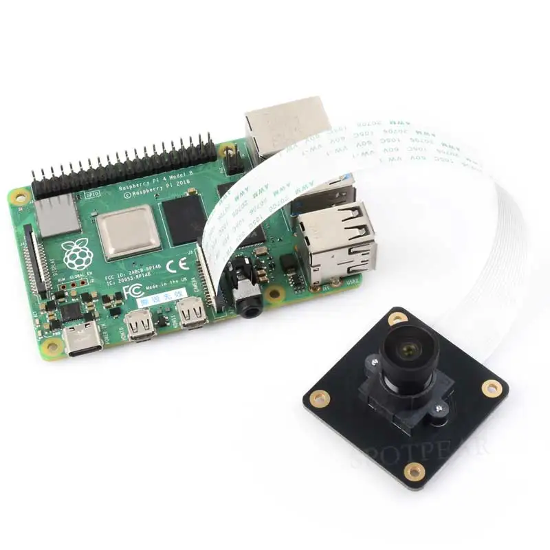 Raspberry Pi Global Shutter Camera Module 1.6MP Sony IMX296 Monochrome Black and White Image Sensor