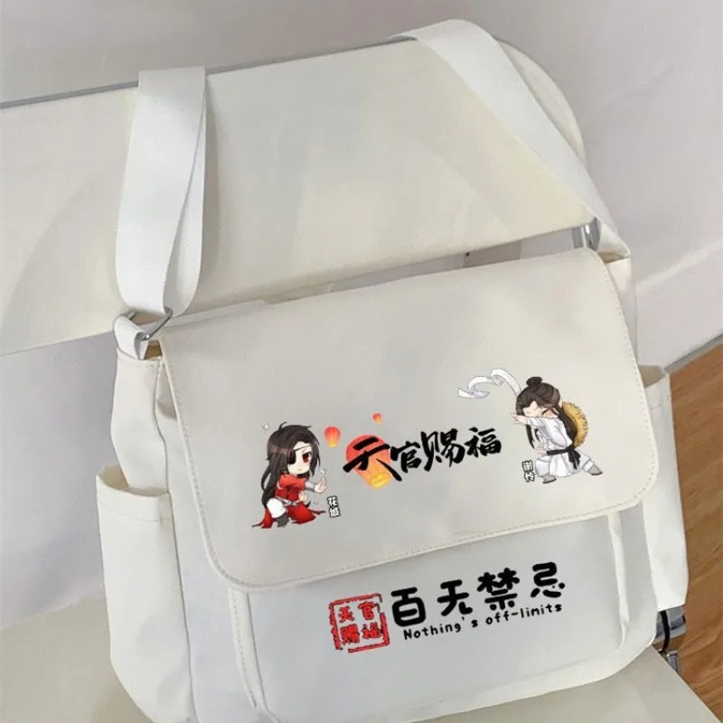 

tian guan ci fu anime bag Large kawaii capacity shoulder bag Male and female students campus classroom crossbodyTutorial Bags