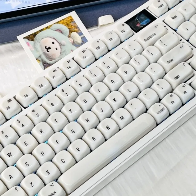 Reccazr R98 Keyboard Tri-mode Bluetooth Hot-swappable RGB E-sports Gaming Office Keyboard Custom Mechanical Keyboard with Screen