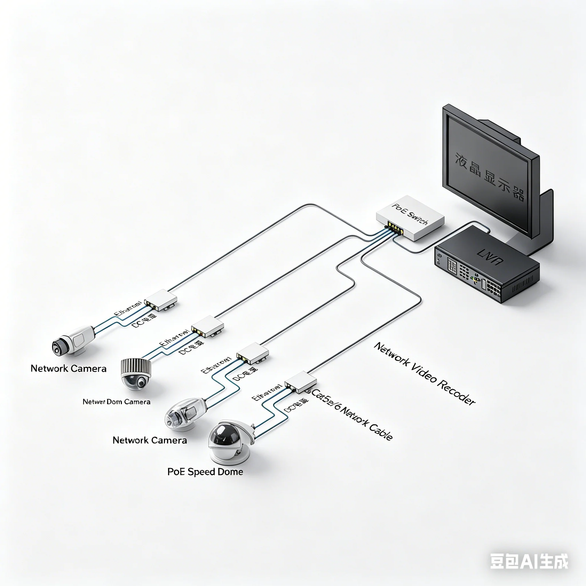 

2.5G POE Splitter 30W|POE expansion converter|5/9/12/24V output switchable||802.3at/af|wall-mounting|metal case