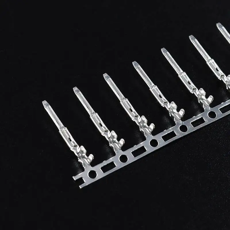100 Stück SM2.54 Kaltpress-Steckverbinder, männlich und weiblich, Crimp-Federstecker, geeignet für SM-Gehäuse – Detail 2
