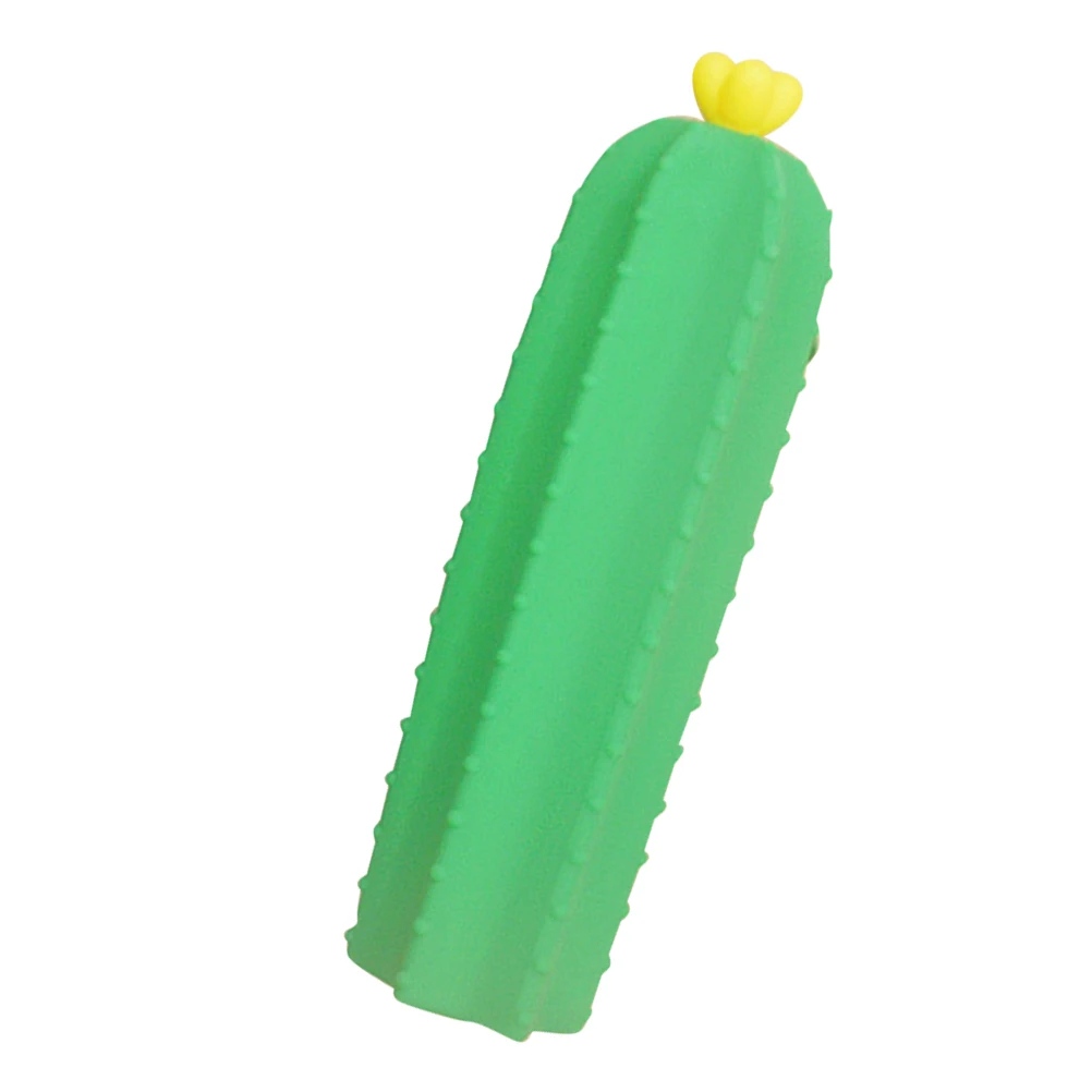 

Creative Cartoon Candy Pencil Bag Large Capacity Cactus Shaped Zipper Storage Pouch Portable Student Pen Holder for Kids