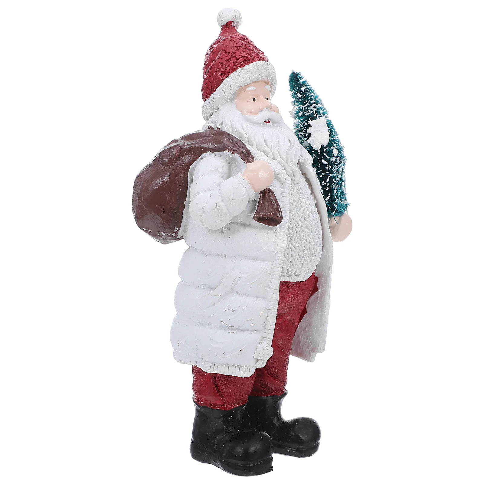 

Christmas Statue Claus Sculpture Santa Claus Santas Sack Ornament Centerpiece Ornament Xmas Party Supply 7.86\