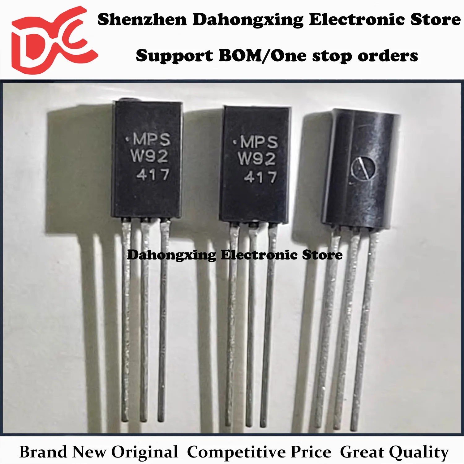 New Original 5Pairs MPSW92 W92 + MPSW42 W42 TO-92 Audio Amplifier Transistor Great Quality