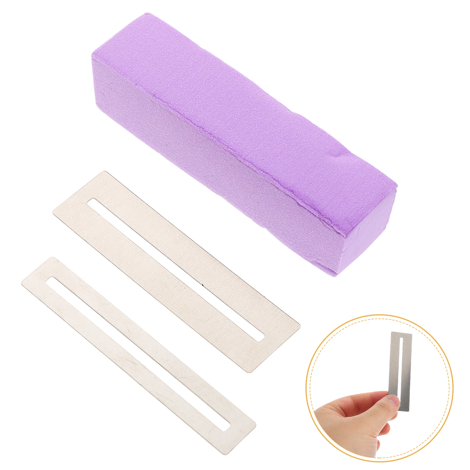 

3pcs Guitar Maintenance Tools Soft Sand Block Fret Polishing Kit Precision Sanding Guitar Neck Fret Smoothing
