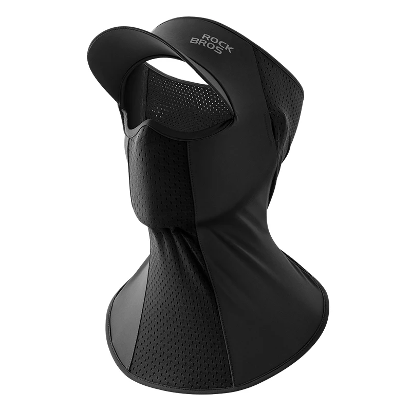 ROCKBROS Cycling Mask Summer Brim Headgear Sun Protection Bike Balaclava Breathable Dissipates Heat Quickly Cycling Scarf Mask