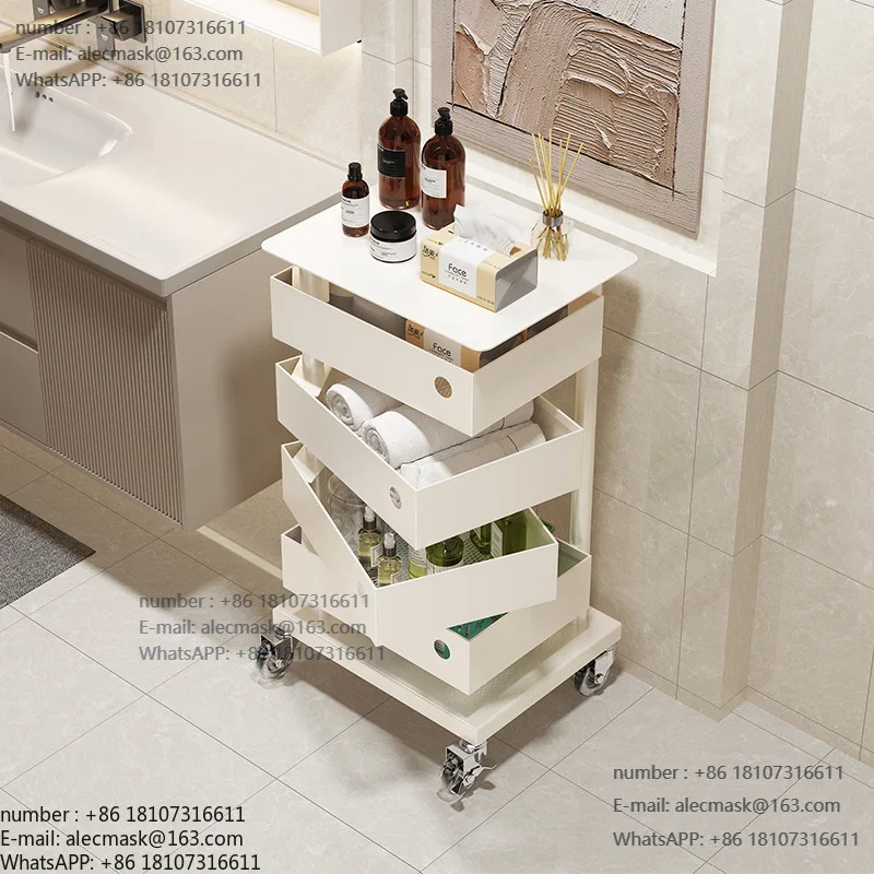 

Bathroom Toilet Shelf Multi-layer storage rack Toilet Toilet Rotatable shelf Floor type