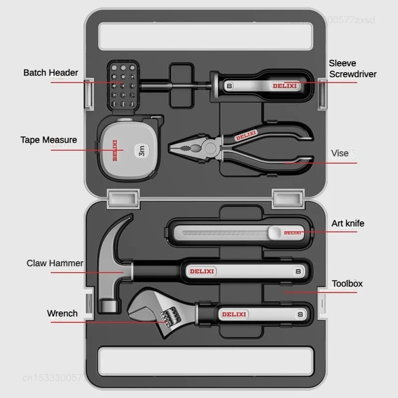 Youpin Delixi 22 in 1 Multifunctional Home Manual Combination Tools Set Computer PC Mobile Phone Equipment Repair Screw Driver