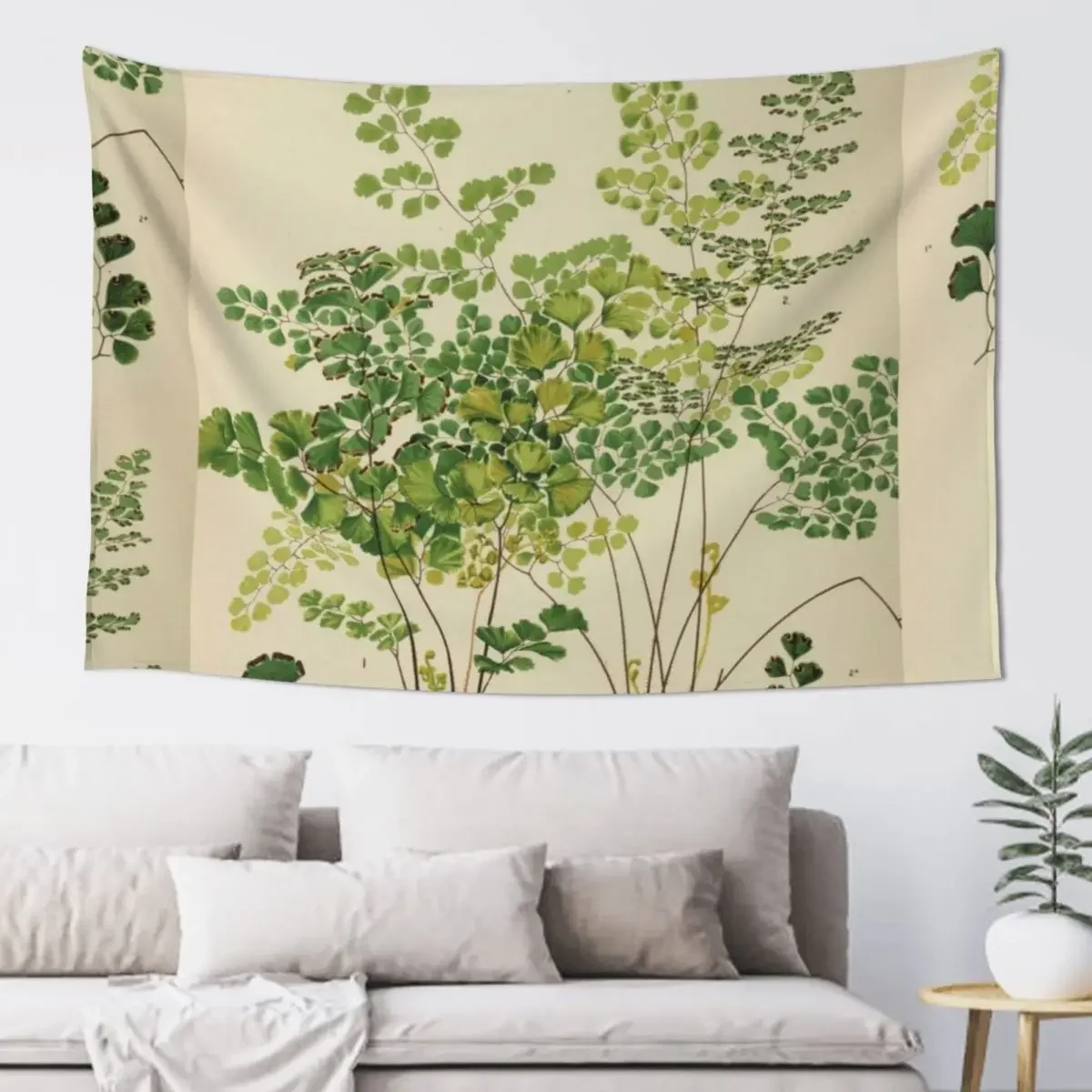 Maidenhair Ferns Tapestry Cute Room Decor Hanging Wall Cute Room Things Decorative Paintings Tapestry