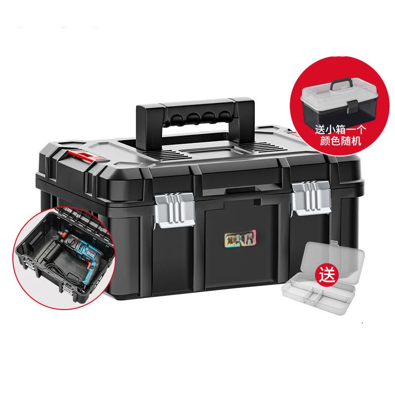 Gereedschapskist Met Grote Capaciteit Stijve Plastic Beschermhoes Waterdichte Veiligheidsonderdelen Organizer Lege Plastic Draagbare Gereedschapskist