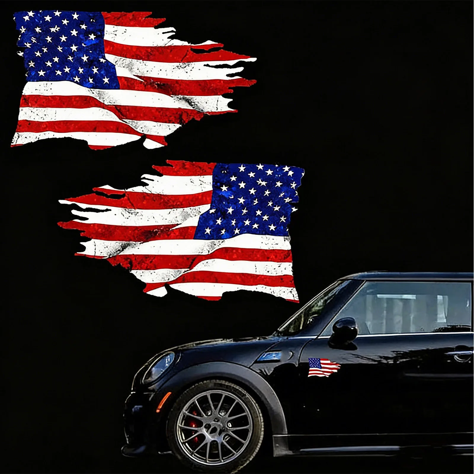 

Водонепроницаемые наклейки на тему 250-летия США, автомобильные наклейки, наклейки с американским флагом, декоративные наклейки ко Дню независимости