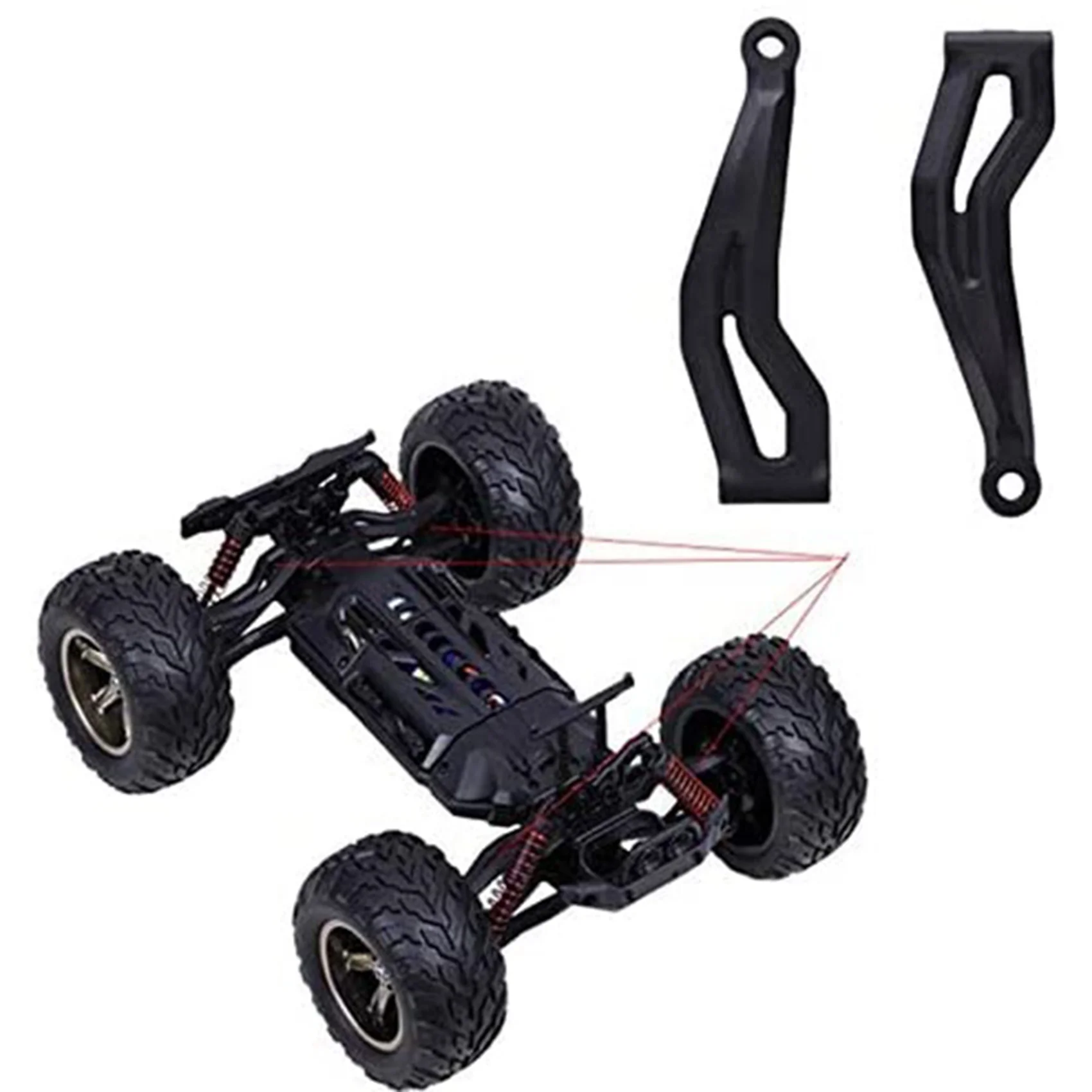 DELAM-2 par de piezas de brazo de coche 15-SJ07 para S911 S912 9115 9116 piezas de repuesto de coche teledirigido, brazo superior y brazo inferior