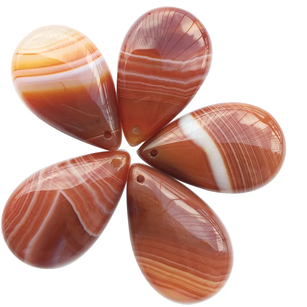 Beautiful jewelry Carnelian Water Drop Women Men Pendant Bead 1pcs  pWB719