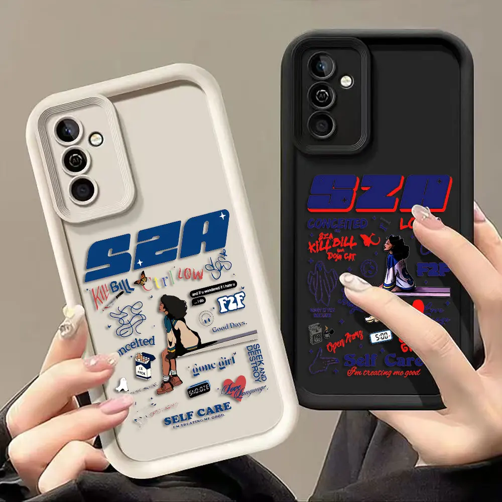Singer s-SZA SOS Phone Case For Samsung A13 A15 A16 A17 A22 A23 A25 A26 A32 A14 A33 A34 A35 A36 A51 A52 A53 A54 A55 A71 Cover