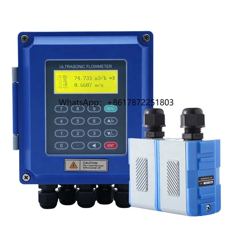

Wall Mount Ultrasonic Water Flow Meter Price, Large External Clamp Flow Transducer Price,DN300-DN6000,TUF-2000B