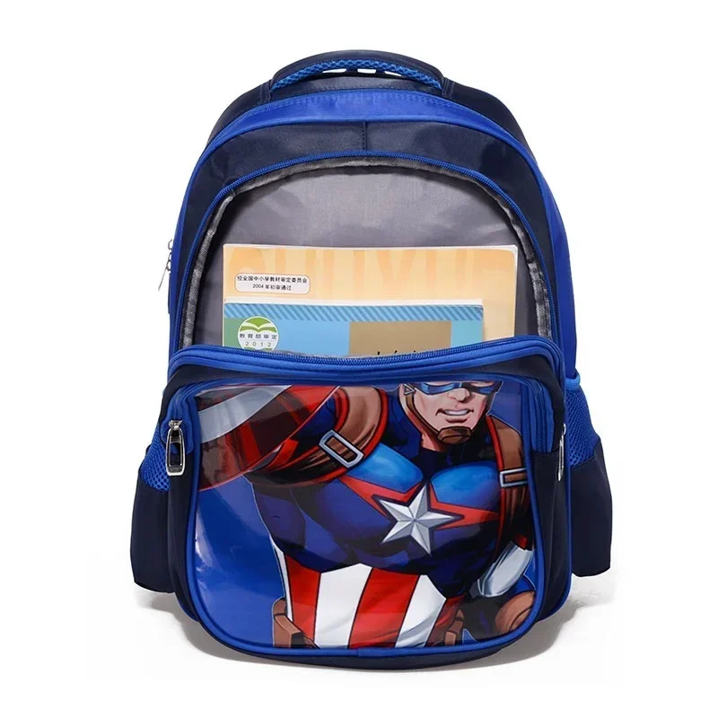 Marvel avengers anime mochila homem de ferro capitão américa dos desenhos animados crianças mochilas homem aranha estudante à prova de água mochila