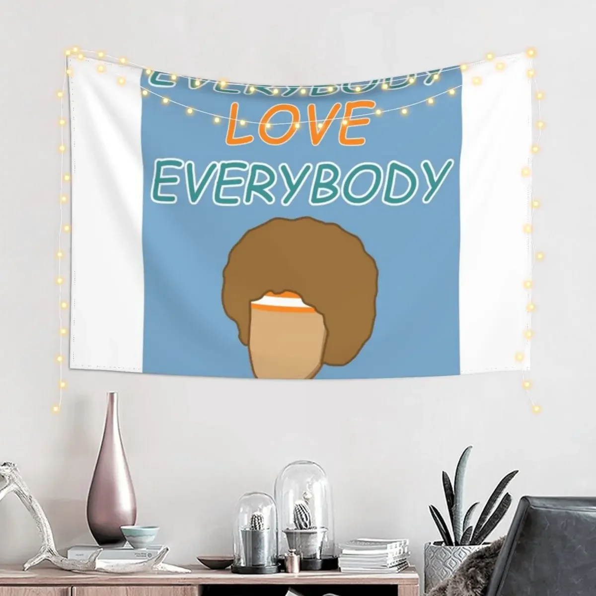 Everybody Love Everybody Tapestry Korean Room Decor Room Decorating Aesthetic Wall Deco Home Decorators Tapestry