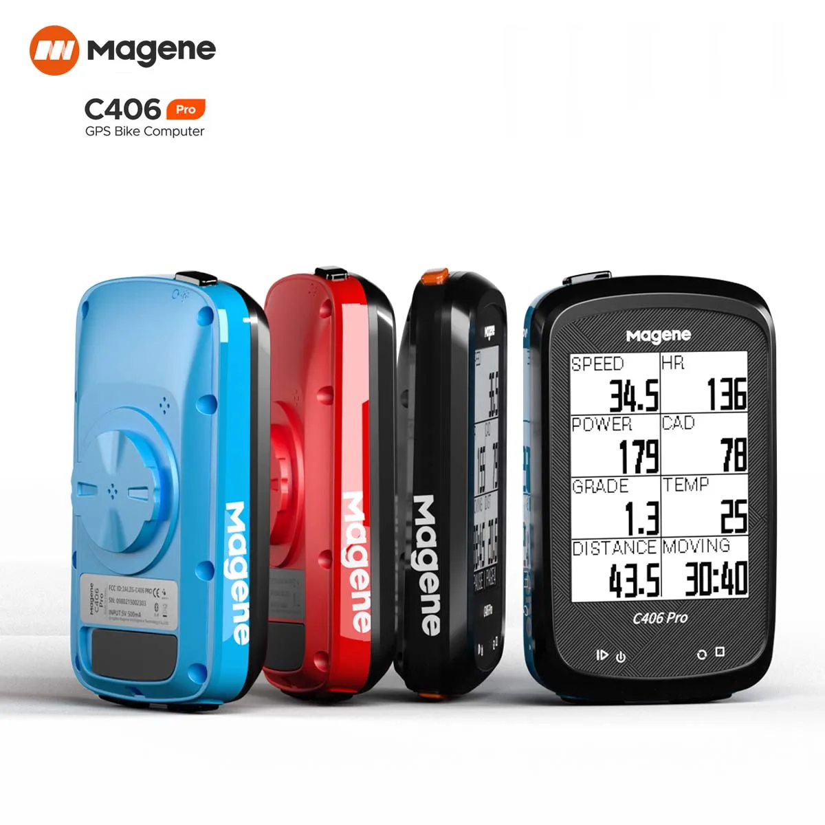 

Magene C406 Pro GPS Bike Computer Wireless Cycling Speedometer Bluetooth ANT Ciclismo Power Meter for MTB Bike Road