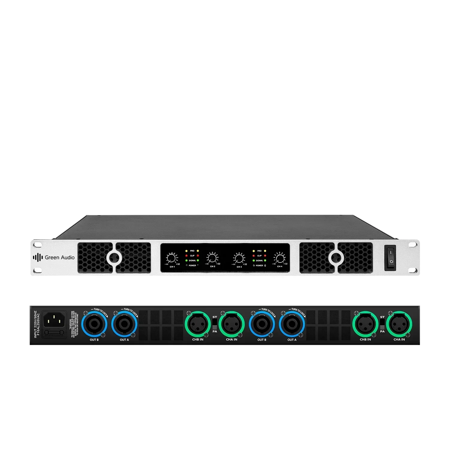 GAP-D4810 4 Channel  Class D Digital Amplifiers  with 20000W*4 Use for Professional Stage