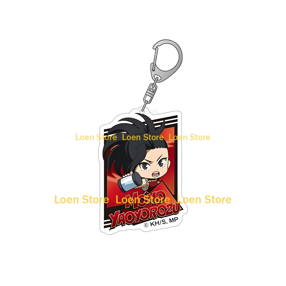 Twice Himiko Dabi Tomura MIrko Best Jeanist hawks Endeavor Present Mic Eraser head denki kaminari name Anime Acrylic keychain